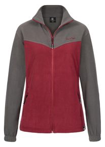 Rock Creek Fleecejacke Weinrot