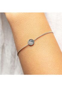 CAI Armband 925/- Sterling Silber rhodiniert Zirkonia Yin Yang