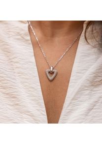 Celesta Silber Anh&auml;nger mit Kette 925 Silber wei&szlig;e Zirkonia