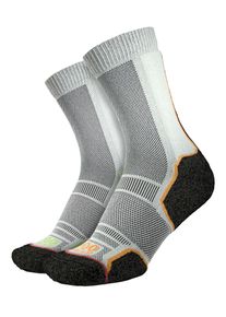 1000 Mile - 2er-Pack Herren Trek Repreve Einlagige Wandersocken - Schwarz / Neon