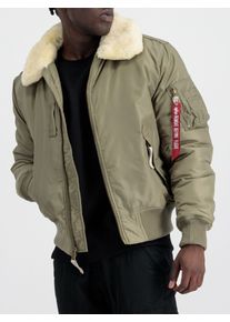 Alpha Industries Herren Injector III Fliegerjacke in Gr&uuml;n