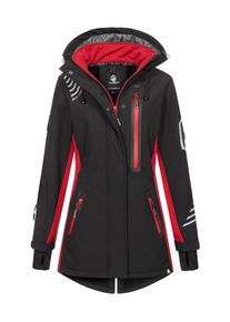 Rock Creek Softshellmantel Schwarz