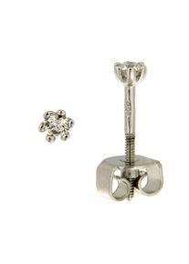 OROLINO Ohrringe Gold 585 mit 2 echten Brillanten zus. 0,10ct.