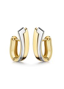 Diamonds by Ellen K. Fascination by Ellen K. Klappcreolen 375/- Gelbgold bicolor glanz