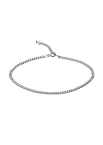 ZEEme Silber Fu&szlig;kette 925 Silber 23-26cm lang