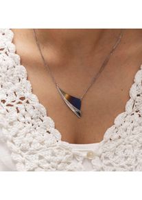 ZEEme Stainless Steel Halskette Edelstahl mit Titan mehrfarbig 43+4cm lang