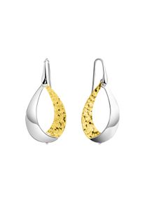 ZEEme Silber Ohrh&auml;nger 925/- Sterling Silber bicolor