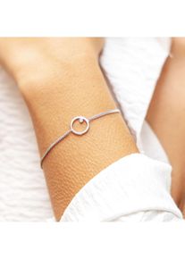 CAI Armband 925 Sterling Silber rhodiniert Zirkonia Kreis
