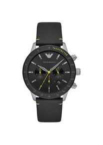 Emporio Armani Herrenuhr Quartz Grau Silber