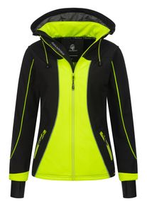 Rock Creek Softshelljacke Neongelb