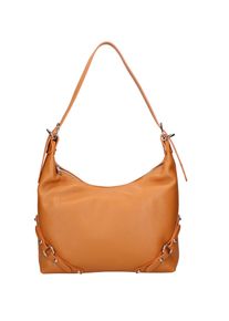 Viola Castellani Schultertasche Frauen COGNAC