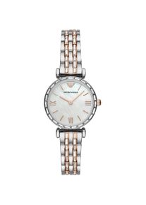 Emporio Armani AR11290 Gianni T-Bar Mutter der Perle Damenuhr