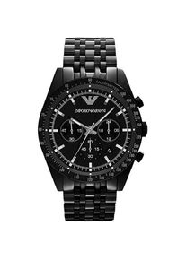 Emporio Armani AR5989 Tazio Chronograph Herrenuhr Schwarz