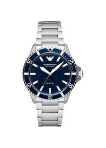 Emporio Armani AR60059 Automatische Herrenuhr mit blauem Zifferblatt