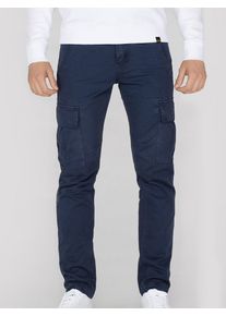 Alpha Industries Herren Agent Slim Cargo-Hose in Dunkelblau