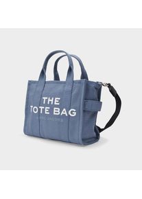 Marc Jacobs The Small Tote Tasche aus blauem Canvas