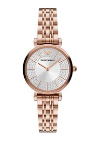Montre Emporio Armani Gianni T-bar Pour Femmes Ip-ros&eacute; AR11446