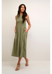 Cream Jersey-Kleid A-Form &Ouml;lgr&uuml;n green