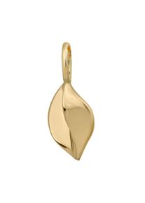 OROLINO Anh&auml;nger 585 Gold mit Blatt-Motiv