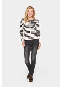 Saint Tropez Strickjacke Gerade Passform grey
