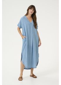 Culture Kleid A-Linie Hellblaue Waschung light blue