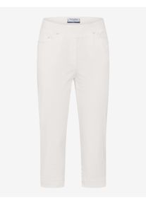 Raphaela by Brax Damen Caprihose Style PAMINA CAPRI WHITE, denim wei&szlig;, Gr. 36