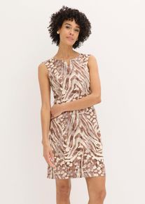bonprix Etuikleid aus Baumwolle, beige, Gr.46, modisches Etuikleid aus Baumwolle, 97% Baumwolle