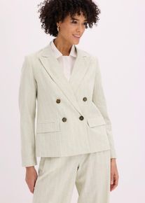bonprix Blazer mit Leinenanteil, gr&uuml;n, Gr.36, eleganter Blazer mit Leinenanteil, aus Leinen