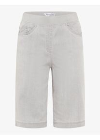 Raphaela by Brax Damen Hose Style PAMINA BERMUDA VERY LIGHT GREY,SLIGHTLY USED, denim hellgrau, Gr. 36