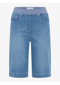 Raphaela by Brax Damen Hose Style PAMINA BERMUDA BLEACHED SLIGHTLY USED, denim hellblau, Gr. 36
