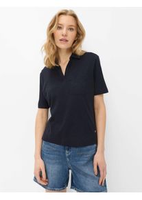 Brax Damen Polo Style CLIA S navy, dunkelblau, Gr. 34