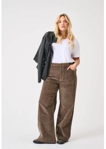 Only sheego Gro&szlig;e Gr&ouml;&szlig;en Cordhose, morel, Gr&ouml;&szlig;e 48 - Damen