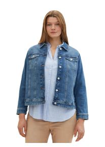 Tom Tailor sheego Gro&szlig;e Gr&ouml;&szlig;en Jeansjacke, blue denim, Gr&ouml;&szlig;e 52 - Damen