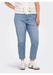 Only sheego Gro&szlig;e Gr&ouml;&szlig;en High-waist-Jeans, light blue denim, Gr&ouml;&szlig;e 44 - Damen