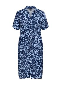 Only sheego Gro&szlig;e Gr&ouml;&szlig;en Blusenkleid, serenity print:tania flower dressblue, Gr&ouml;&szlig;e 46 - Damen