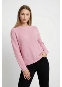 Only sheego Gro&szlig;e Gr&ouml;&szlig;en Strickpullover, romance rose, Gr&ouml;&szlig;e L - Damen