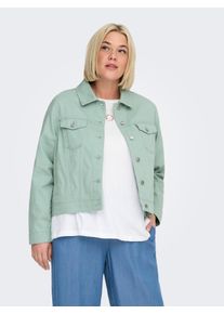 Only sheego Gro&szlig;e Gr&ouml;&szlig;en Jeansjacke, jadeite, Gr&ouml;&szlig;e 48 - Damen