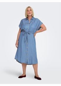 Only sheego Gro&szlig;e Gr&ouml;&szlig;en Jeanskleid, medium blue denim, Gr&ouml;&szlig;e 54 - Damen