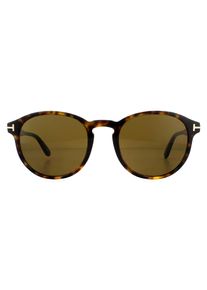 Tom Ford Lunettes De Soleil Dante FT0834 52J Sombre Havane Roviex Brun
