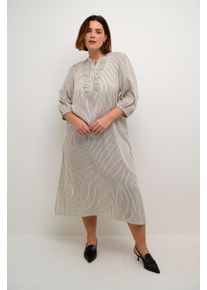 Kaffe Kleid A-shape Turtledove/Black Stripe black offwhite