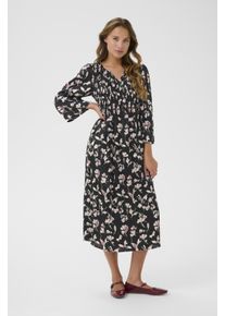 Kaffe Kleid Loose fit black multi