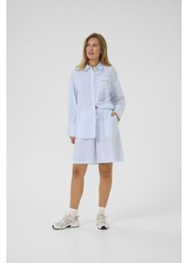 Kaffe Shorts Loose fit blue white