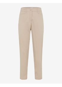 Brax Damen Chino Style MARA S SOFT GREIGE, hellbeige, Gr. 42K