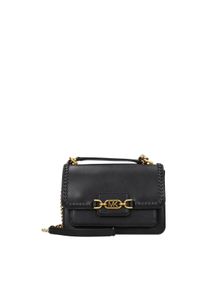 Michael Kors Schwarze Leder Schultertasche