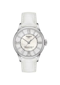 Tissot Chemin Des Tourelles Damenwei&szlig;e Uhr T0992071611600