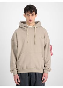 Herren Alpha Industries Essentials Rl Hoodie in Sand
