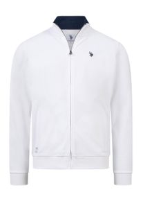 U.S. Polo Assn. Herren Sweatjacke mit Stehkragen aus 100 % Baumwolle