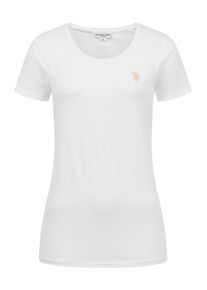 U.S. Polo Assn. Damen T-Shirt aus Baumwoll-Stretch