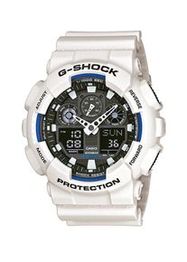 Casio G-shock Wei&szlig; Herren Armbanduhr GA-100B-7AER