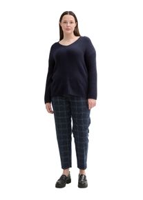 Tom Tailor sheego Gro&szlig;e Gr&ouml;&szlig;en Strickpullover, sky captain blue, Gr&ouml;&szlig;e 54 - Damen